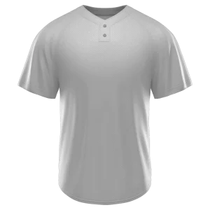 Sublimated two-button softball jersey