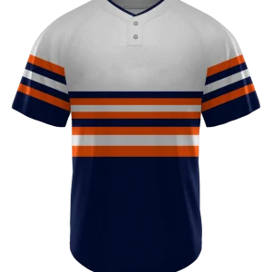 Sublimated two-button softball jersey