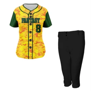 Sublimated softball uniform