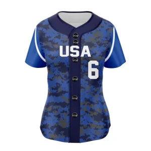Sublimated softball jersey