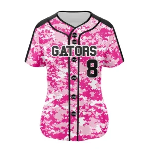 Sublimated softball jersey