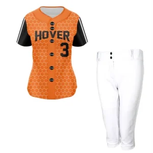 Sublimated softball uniform