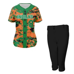 Sublimated softball uniform