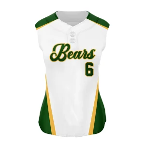 Queens sleeveless softball jersey