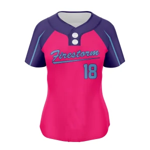Champion two button softball jersey