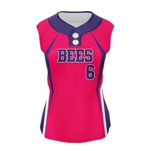 Queens sleeveless softball jersey