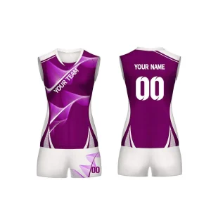 Female sublimated basketball uniform