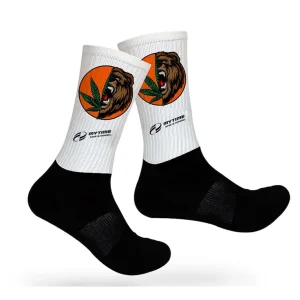 Knee-high knit socks