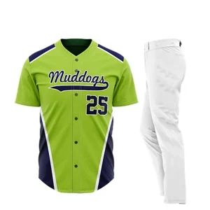 Indians full button baseball uniform