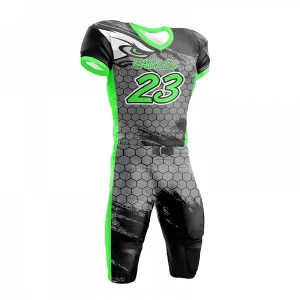 Sublimated football uniform