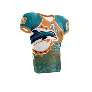Sublimated football jersey
