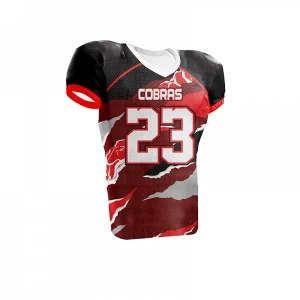 Sublimated football jersey